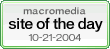 Macromedia SoTD Badge